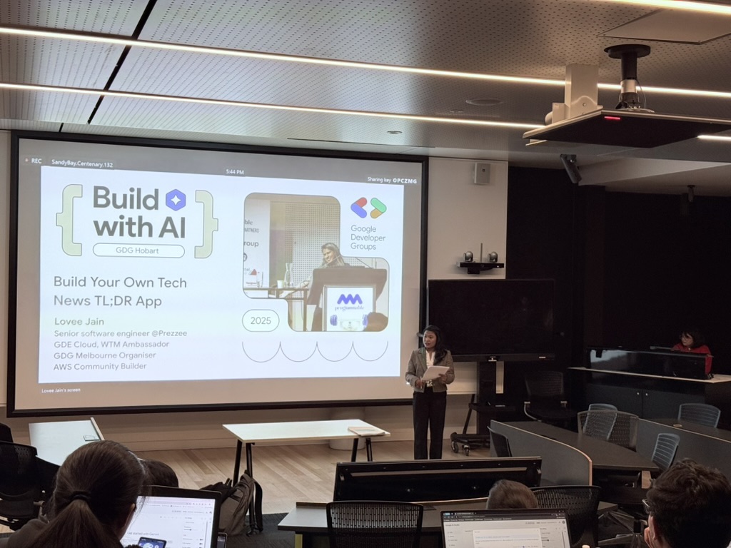 Build With AI - GDG, Hobar